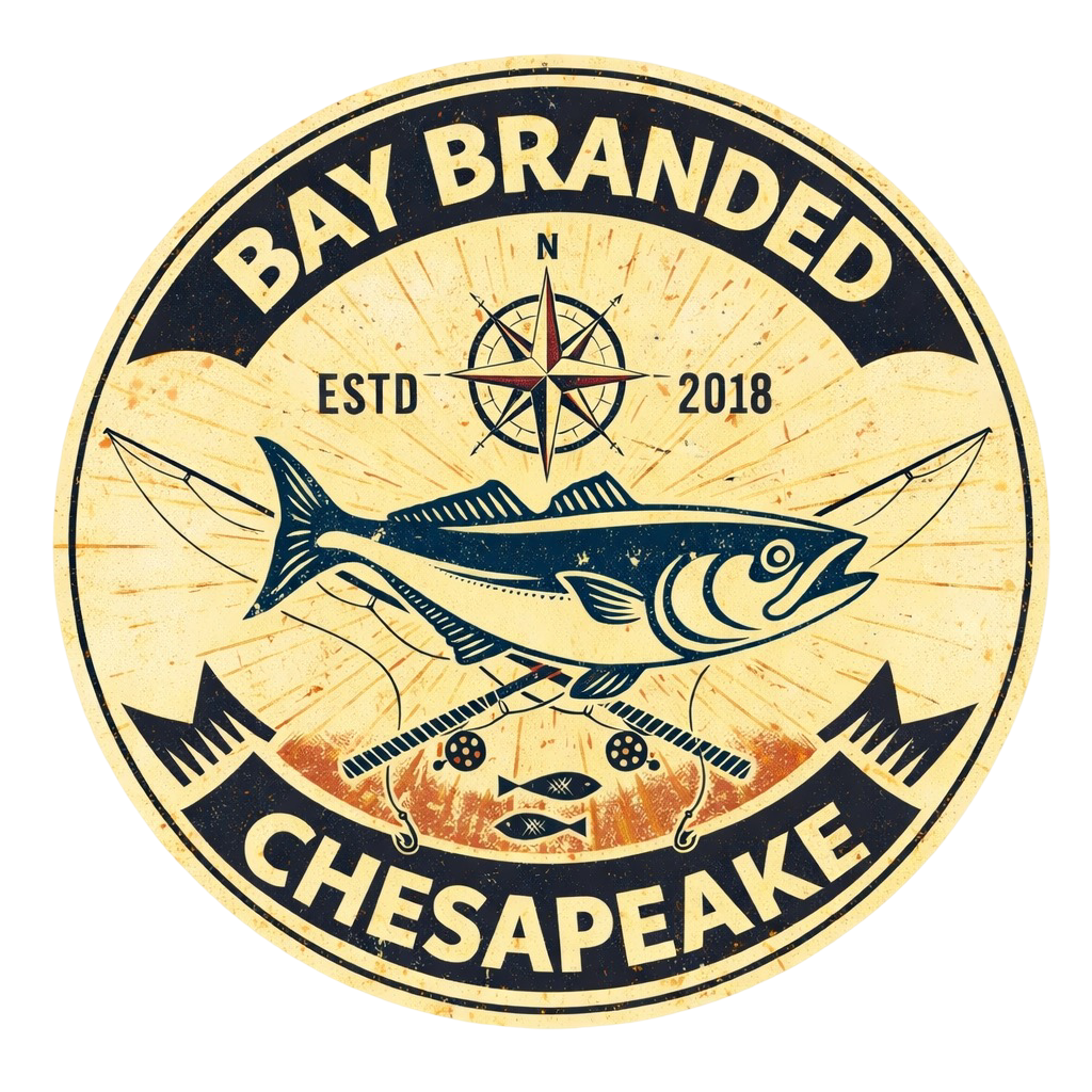 Bay Branded Vintage Bluefish Sticker