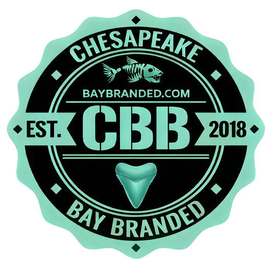 Bay Branded CBB Logo Teal Sticker