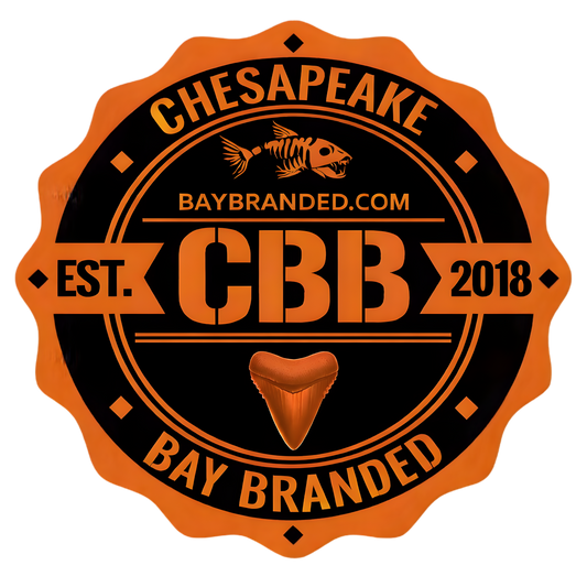 Bay Branded CBB Logo Orange Sticker