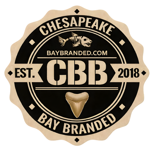 Bay Branded CBB Logo Driftwood Sticker
