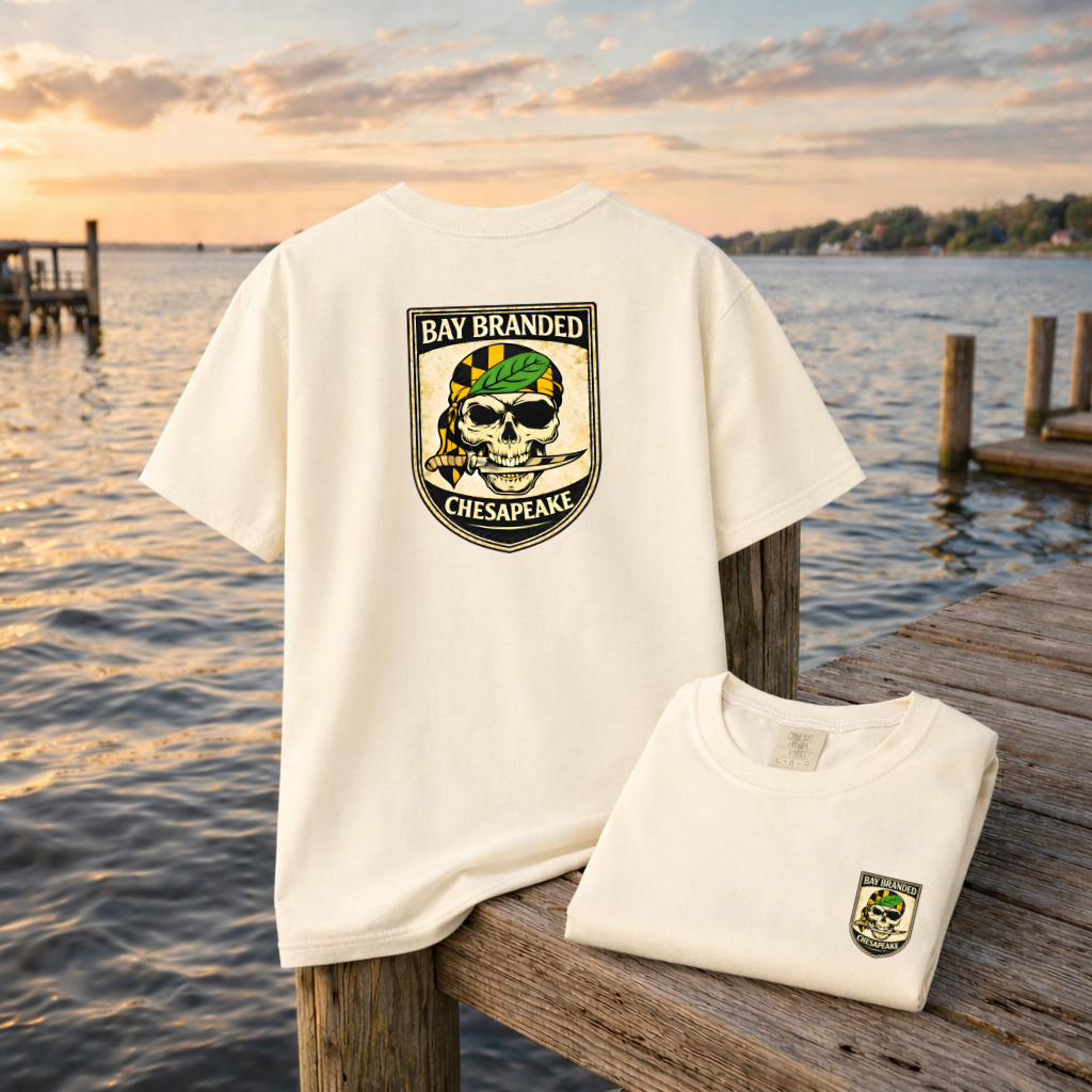 Bay Branded Calvert County Pirate T-Shirt