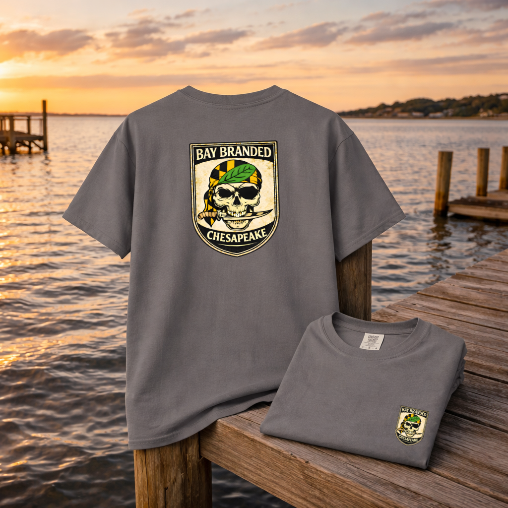 Bay Branded Calvert County Pirate T-Shirt