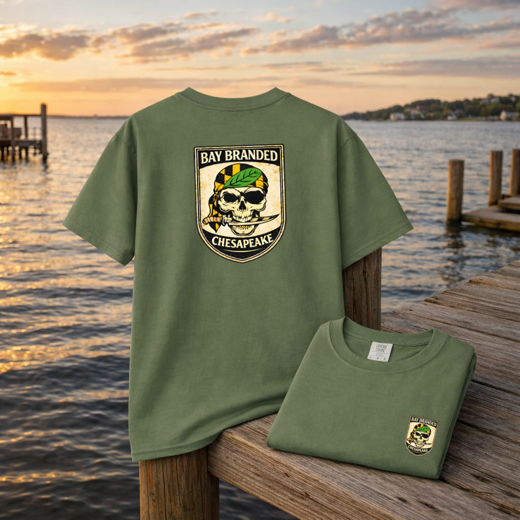 Bay Branded Calvert County Pirate T-Shirt