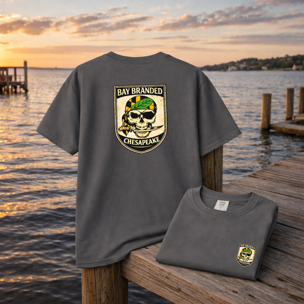 Bay Branded Calvert County Pirate T-Shirt