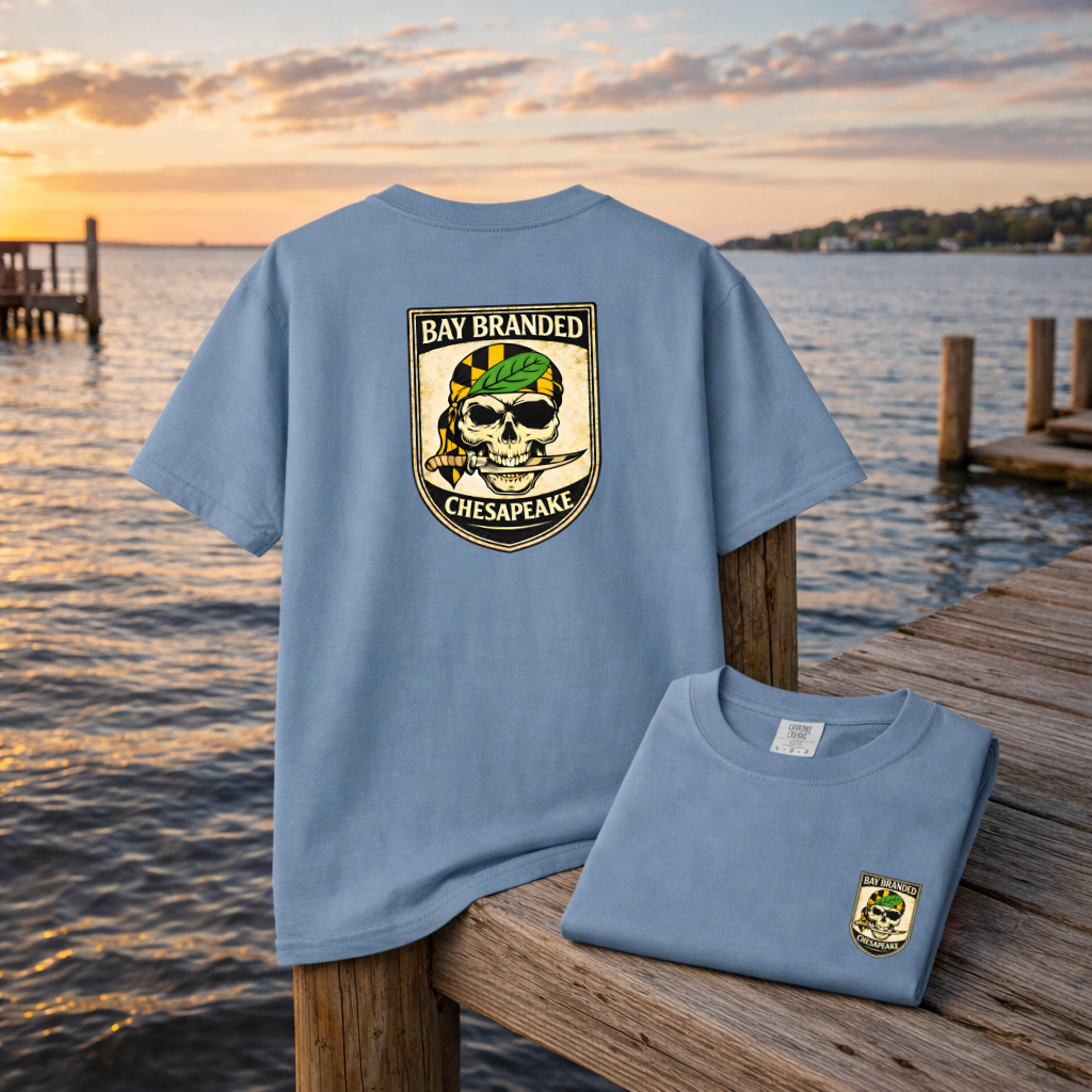 Bay Branded Calvert County Pirate T-Shirt