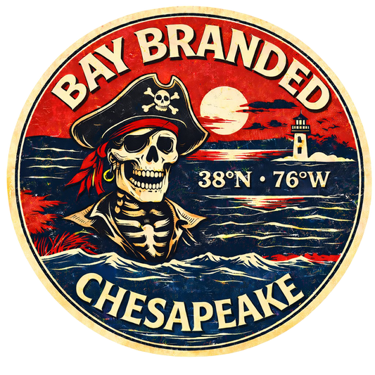 Bay Branded Pirate Sticker