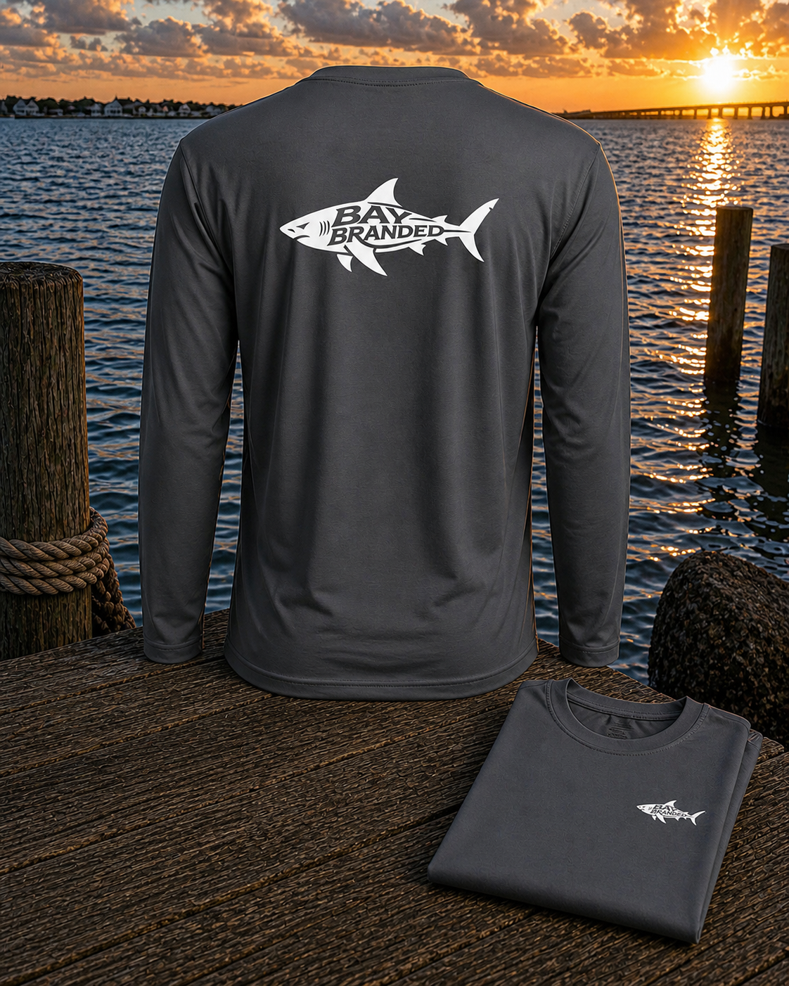 Bay Branded Megalodon UV Long Shirt