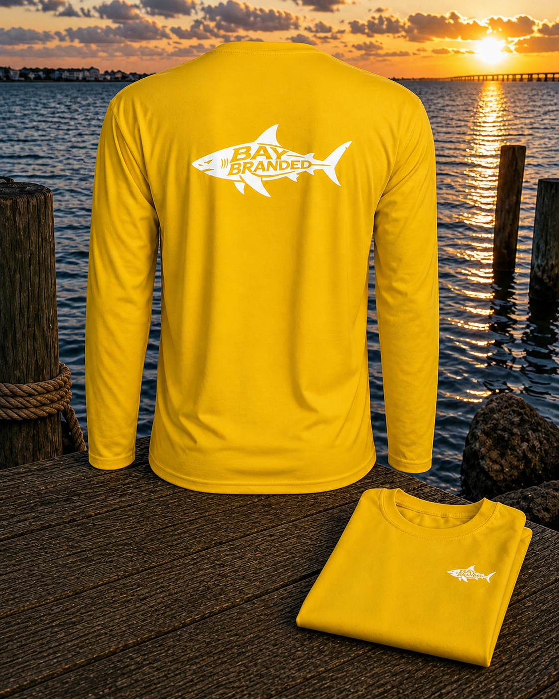 Bay Branded Megalodon UV Long Shirt