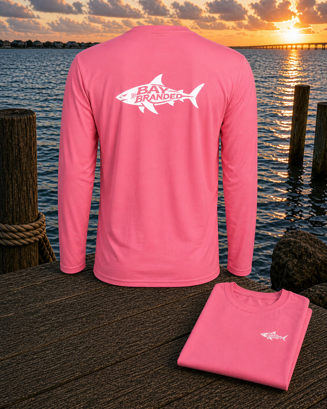 Bay Branded Megalodon UV Long Shirt
