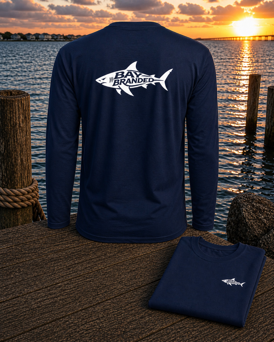 Bay Branded Megalodon UV Long Shirt