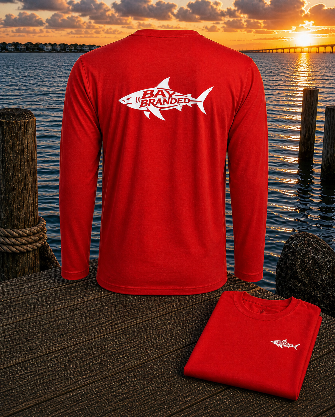 Bay Branded Megalodon UV Long Shirt
