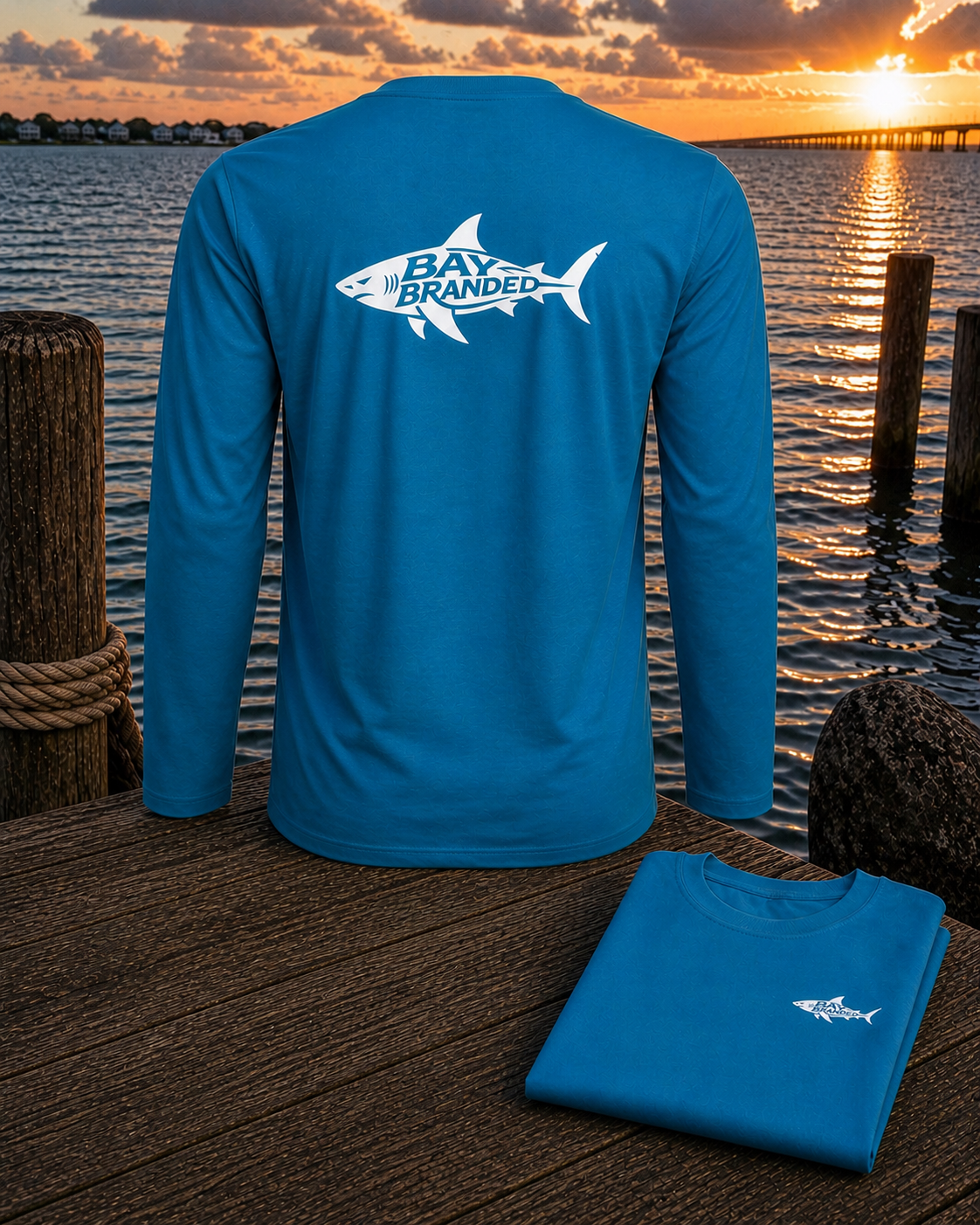 Bay Branded Megalodon UV Long Shirt