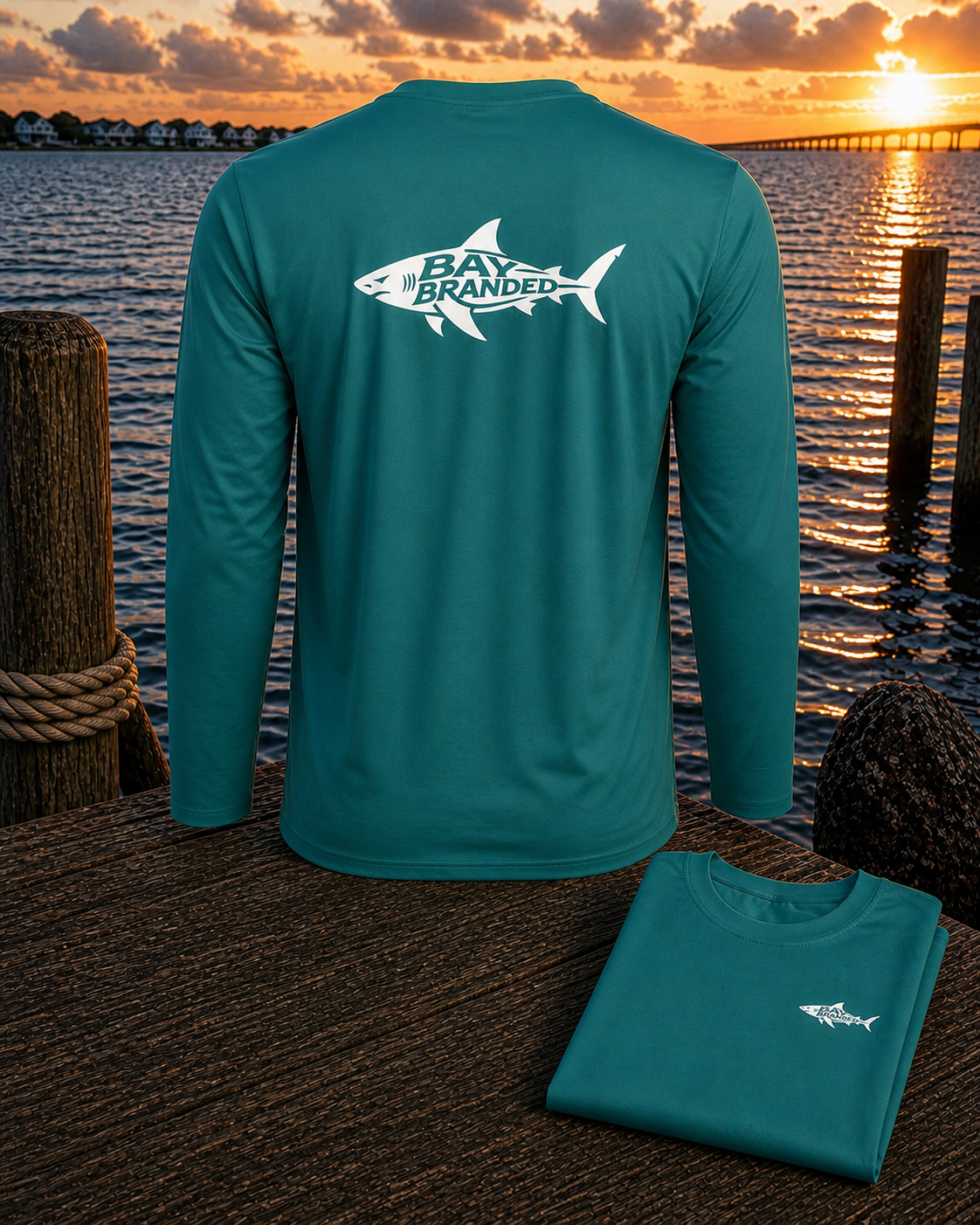 Bay Branded Megalodon UV Long Shirt