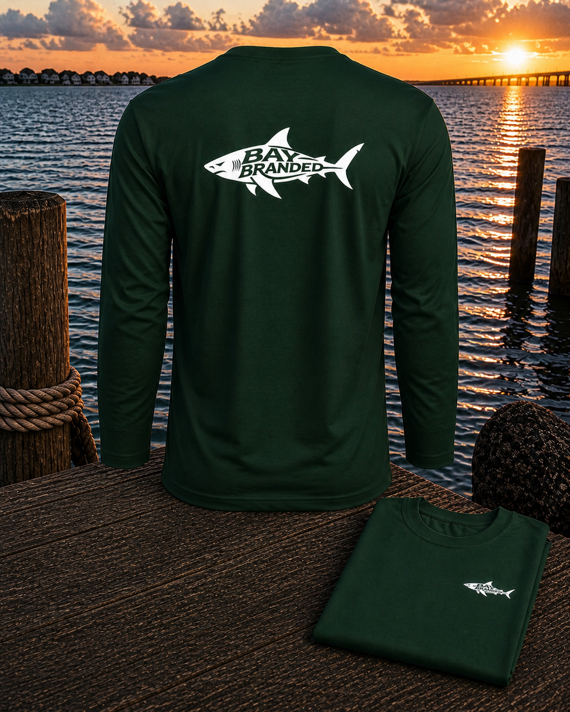 Bay Branded Megalodon UV Long Shirt