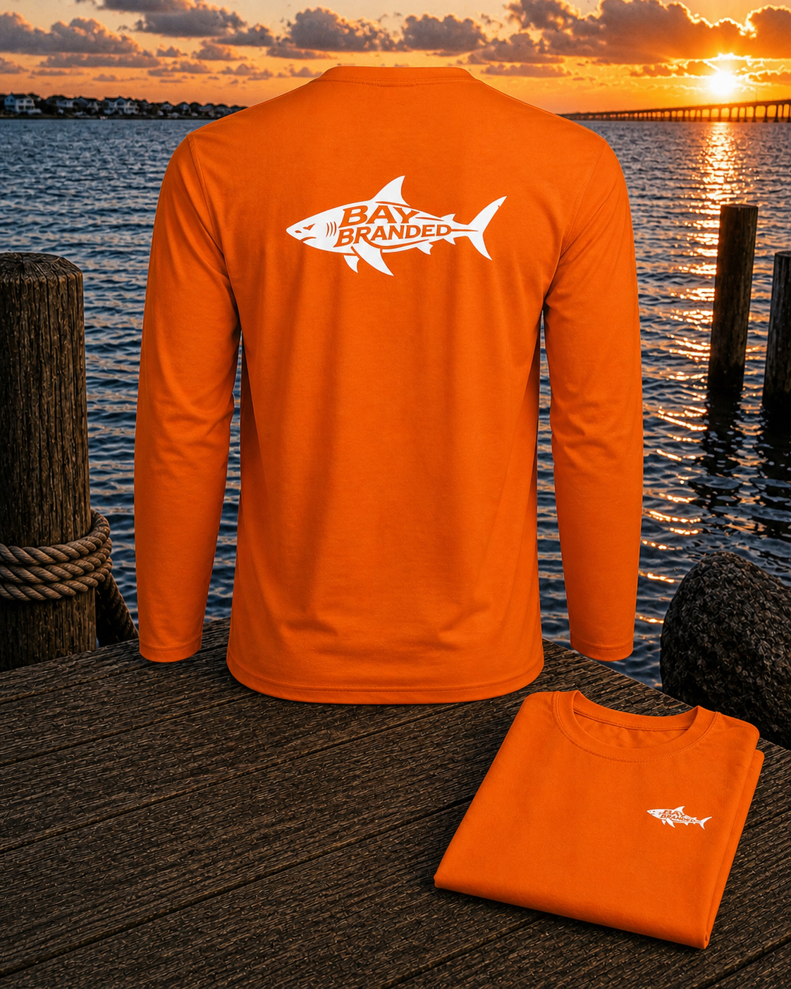 Bay Branded Megalodon UV Long Shirt