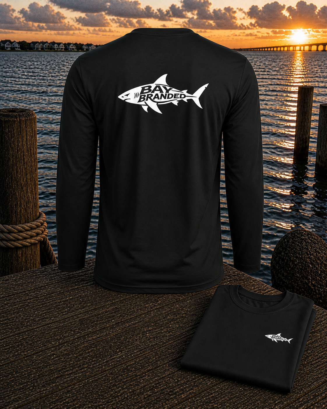 Bay Branded Megalodon UV Long Shirt