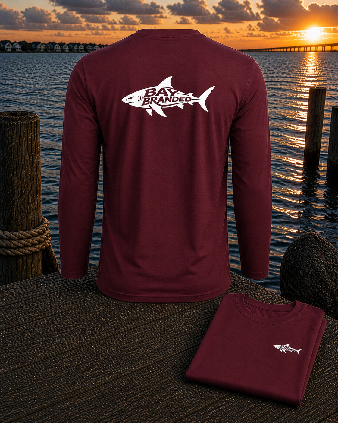 Bay Branded Megalodon UV Long Shirt
