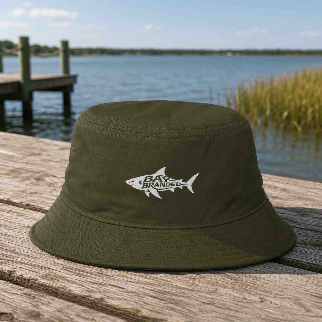 Bay Branded Megalodon Bucket Hat