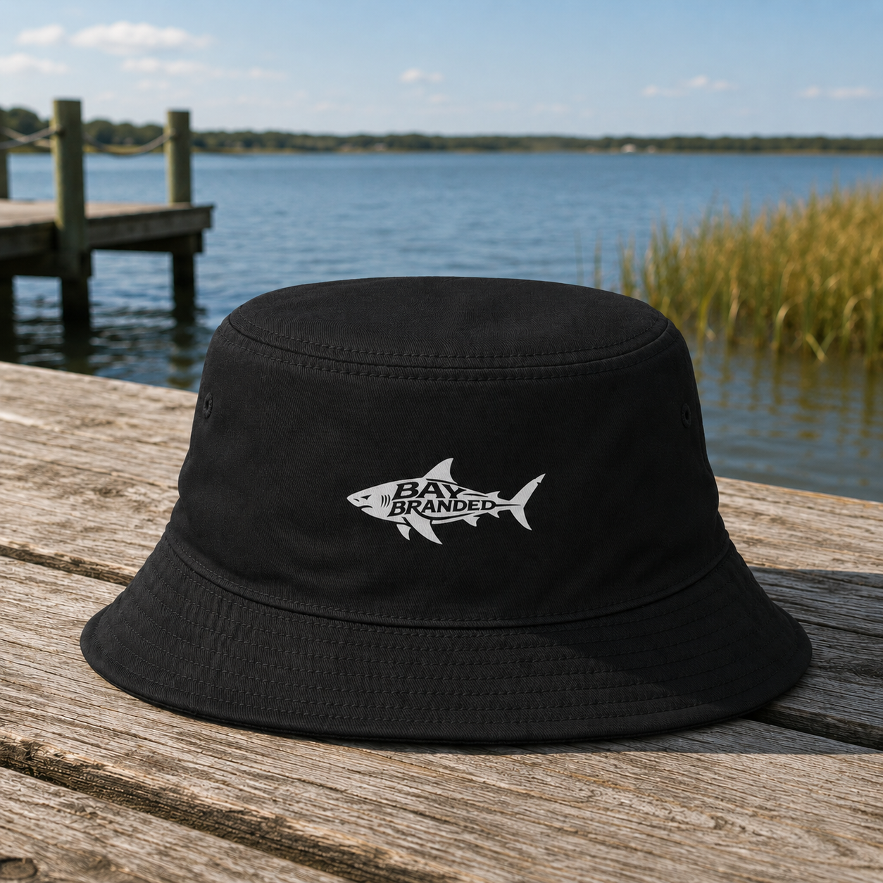 Bay Branded Megalodon Bucket Hat