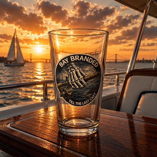 Bay Branded Last Cast Glass - 16oz