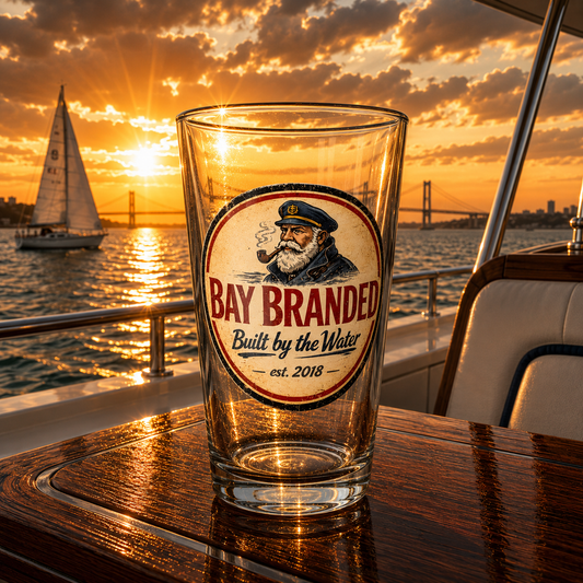 Bay Branded Old Sea Captain Glass - 16oz