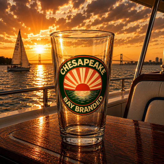 Bay Branded Sunrise Glass - 16oz