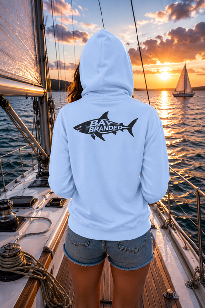 Bay Branded Black Megalodon Hoodie