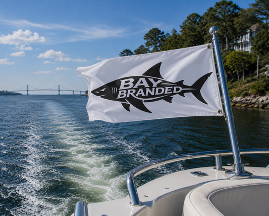 Bay Branded Megalodon Flag