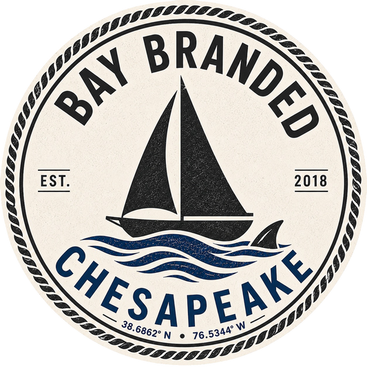 Bay Branded Sailboat Sticker