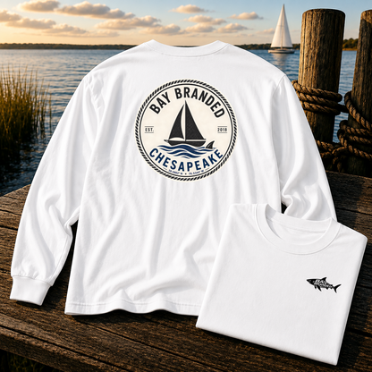 Sailboat Coordinates Long T-Shirt