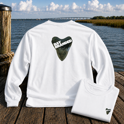 Megalodon Tooth Logo Long Shirt
