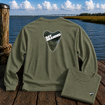 Megalodon Tooth Logo Long Shirt