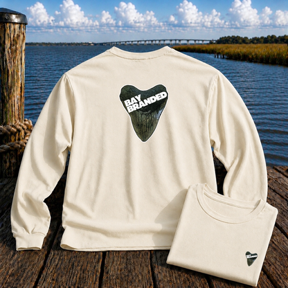 Megalodon Tooth Logo Long Shirt
