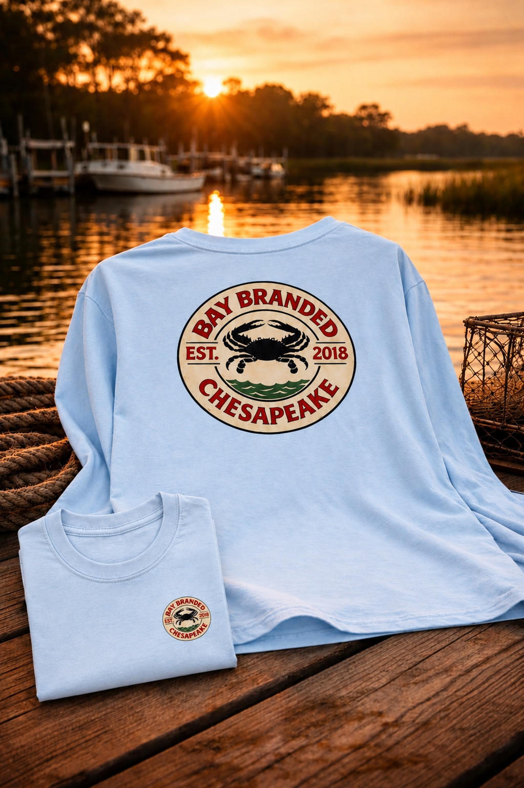 Chesapeake Crab Long Shirt