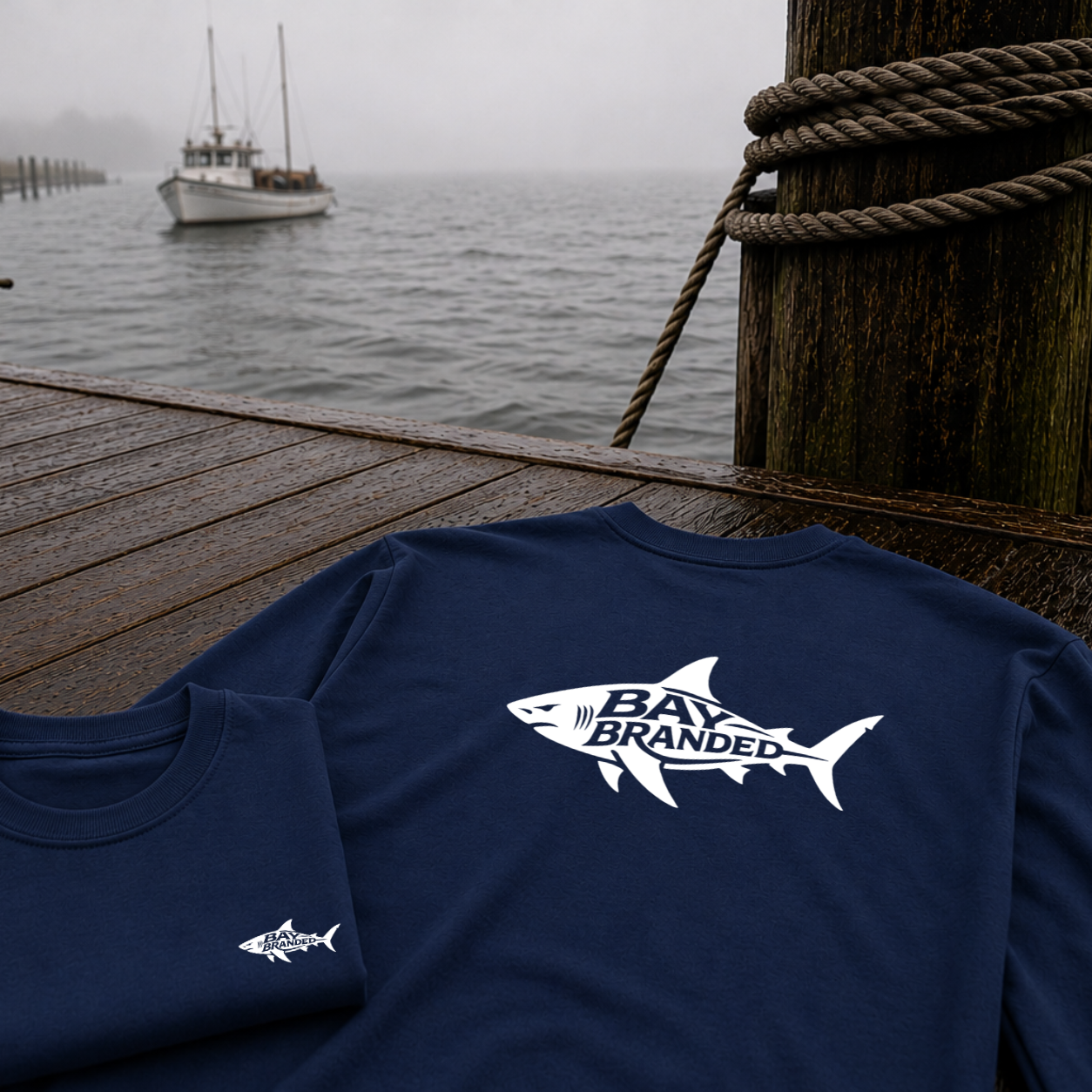 Megalodon Shark Long Shirt