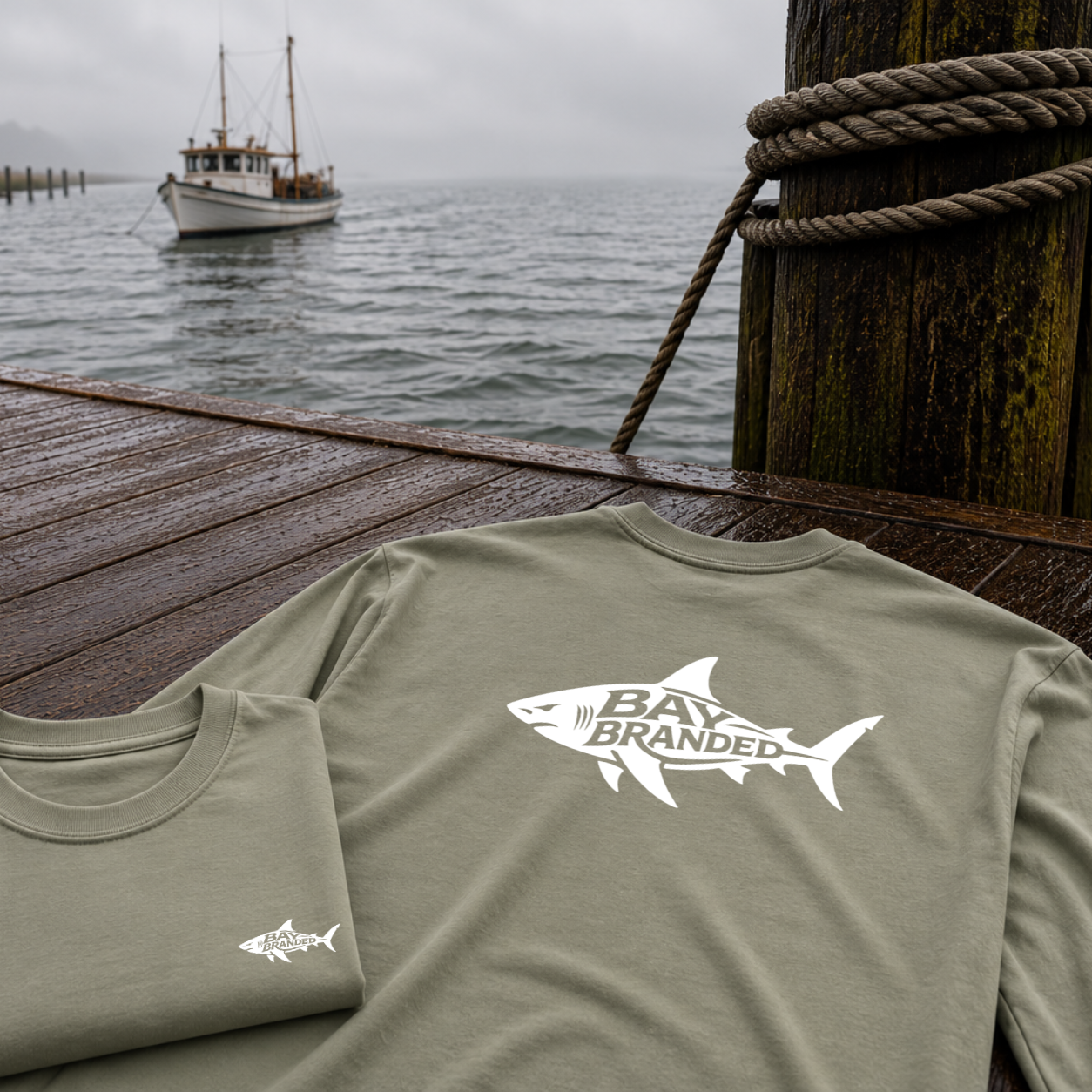 Megalodon Shark Long Shirt