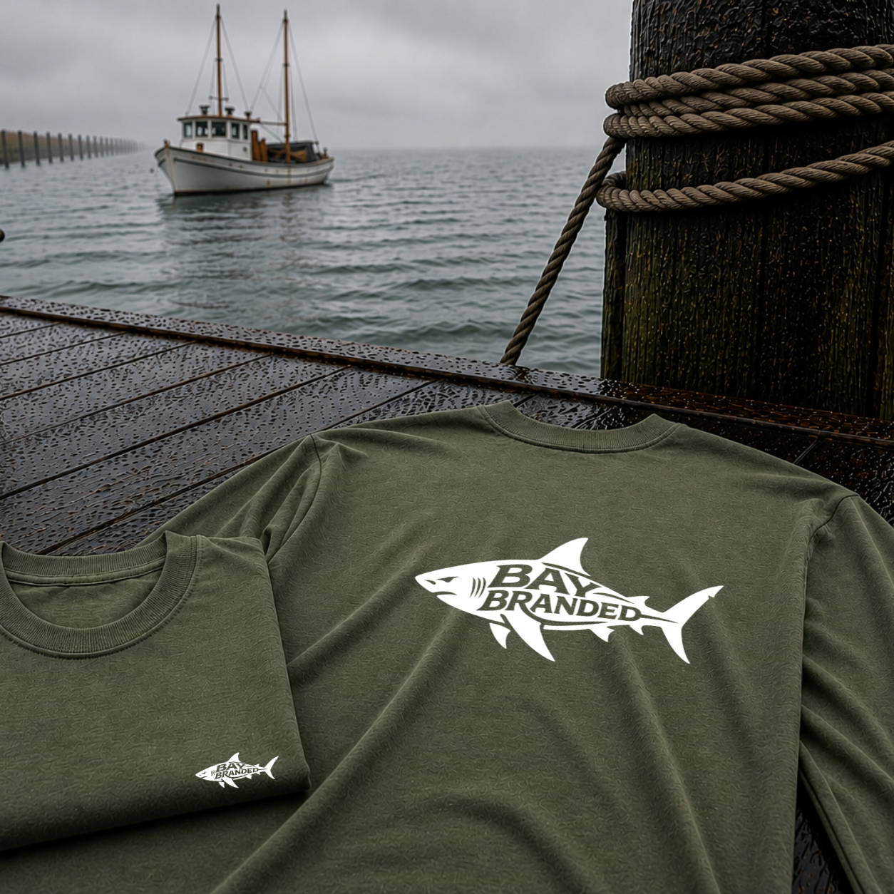 Megalodon Shark Long Shirt