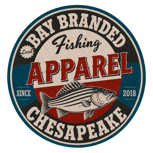 Bay Branded Fishing Apparel Sticker