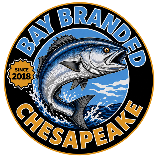 Bay Branded Jumping Bluefish Sticker