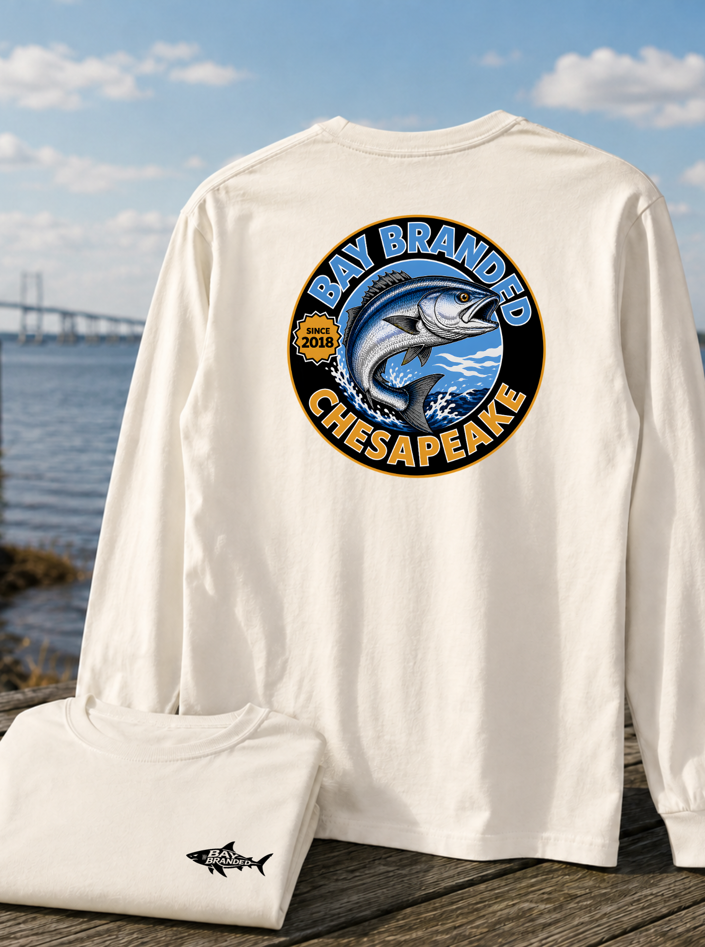 Jumping Bluefish Long Shirt