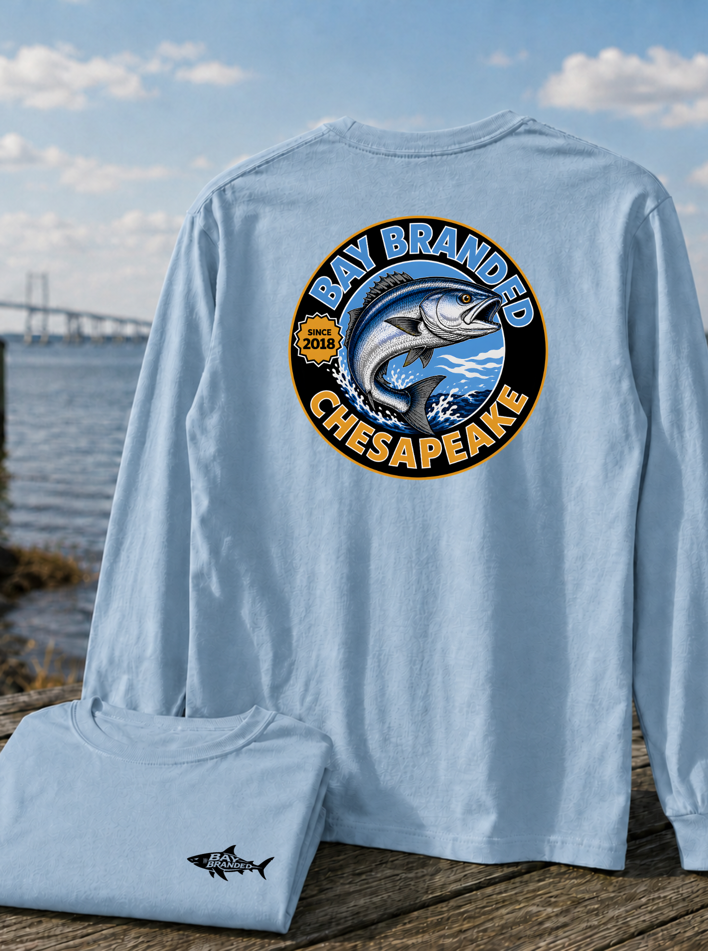 Jumping Bluefish Long Shirt