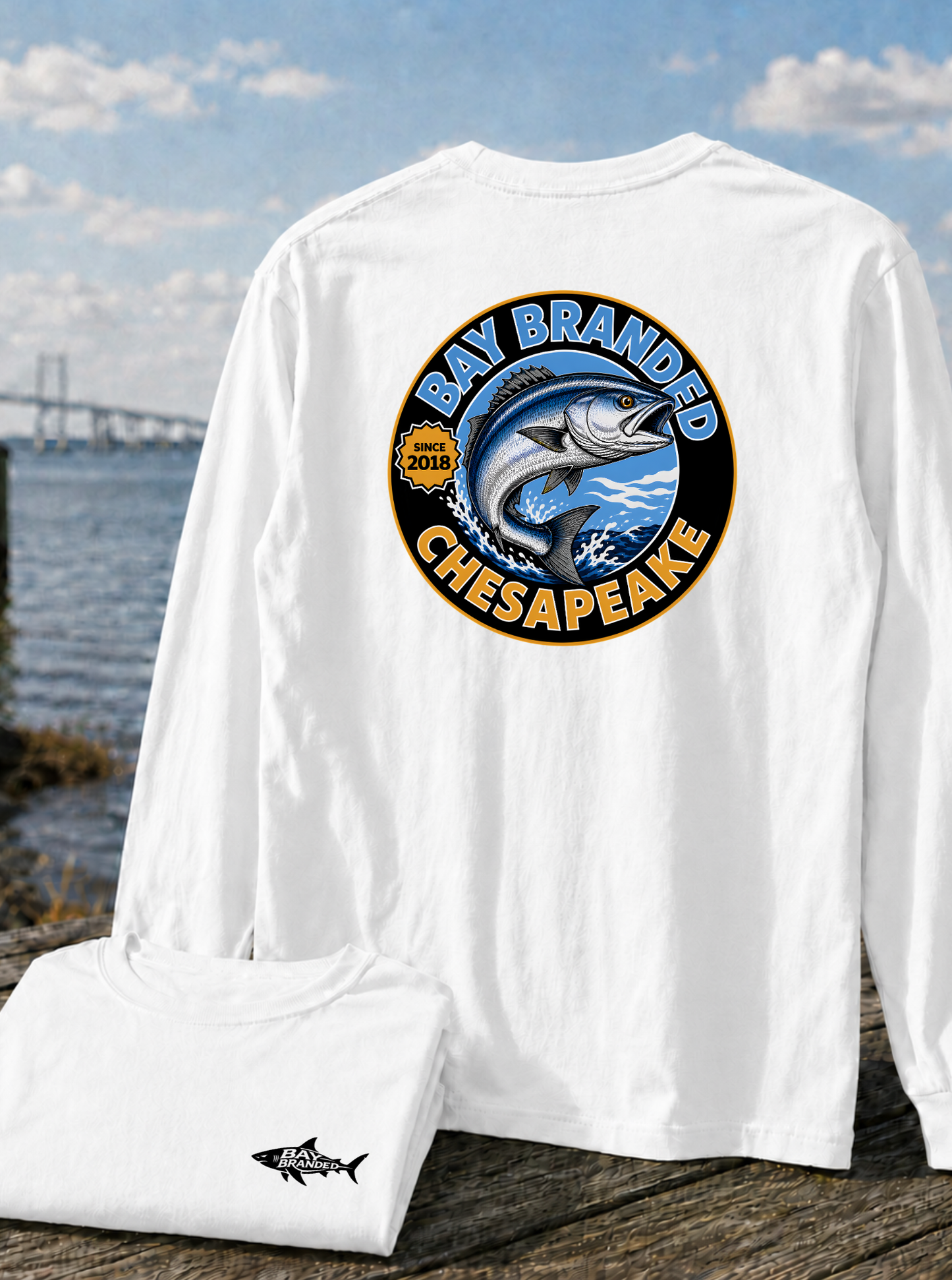 Jumping Bluefish Long Shirt
