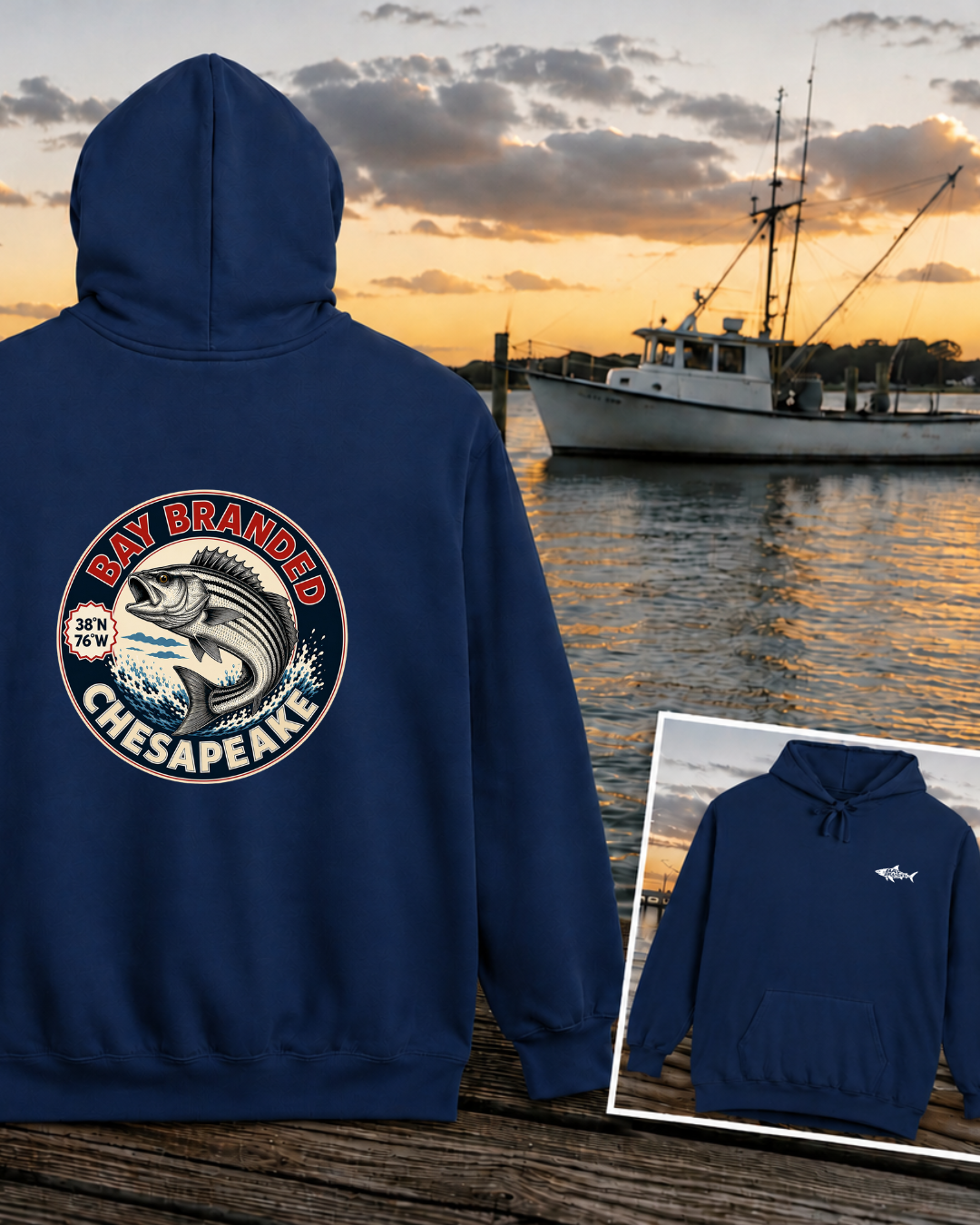 Jumping Rockfish Heavy Hoodie