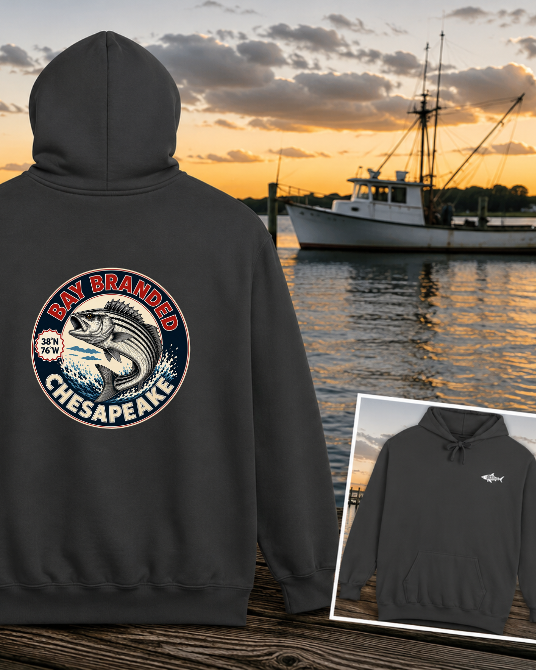 Jumping Rockfish Heavy Hoodie
