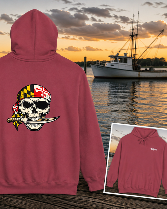 Maryland Pirate Heavy Hoodie