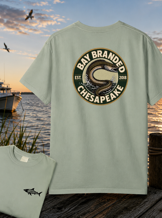 Chesapeake Eel Vintage Badge T-Shirt