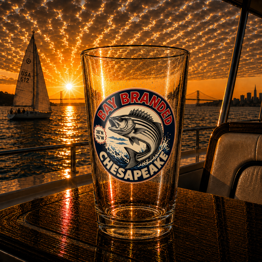 Jumping Rock Fish Glass - 16oz