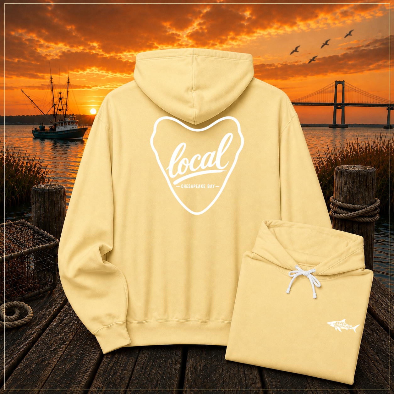 Local Chesapeake Megalodon Hoodie