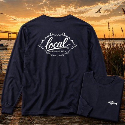 Local Chesapeake Blue Crab Long T-Shirt
