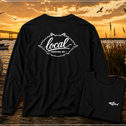Local Chesapeake Blue Crab Long T-Shirt